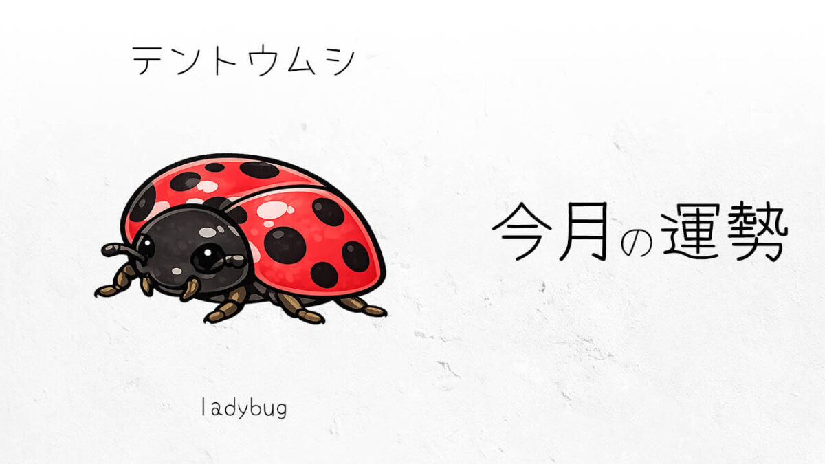 テントウムシ:2026年3月の運勢レポート