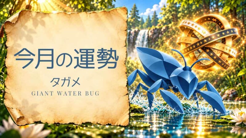 タガメ：2026年1月の運勢レポート