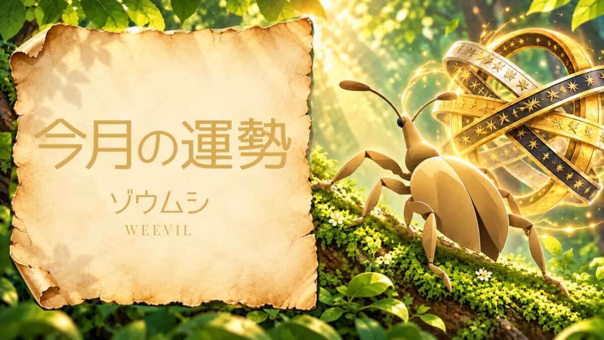 ゾウムシ：2026年11月の運勢レポート