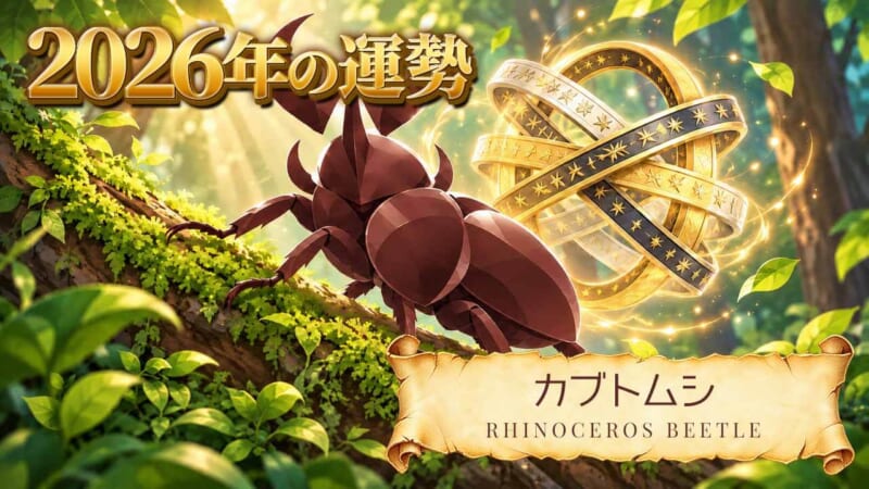 カブトムシ：2026年運勢レポート