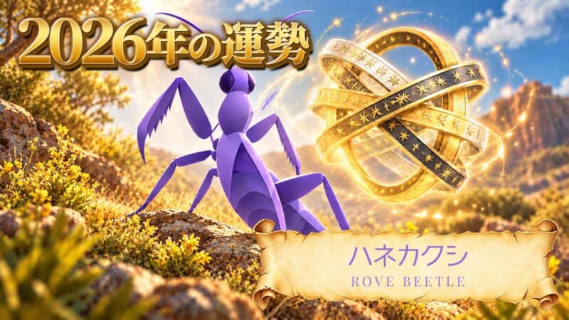 ハネカクシ：2026年運勢レポート