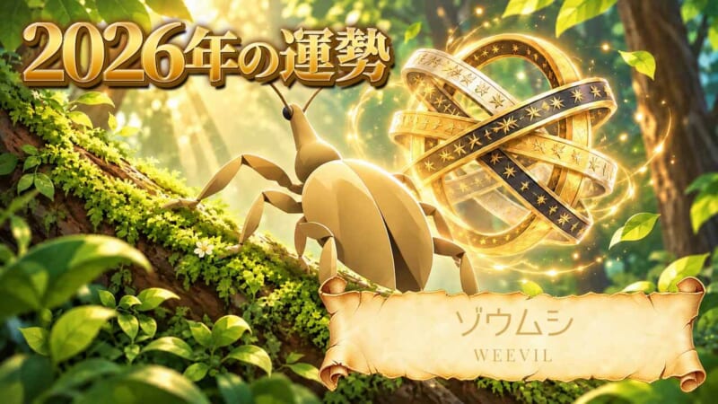 ゾウムシ：2026年運勢レポート