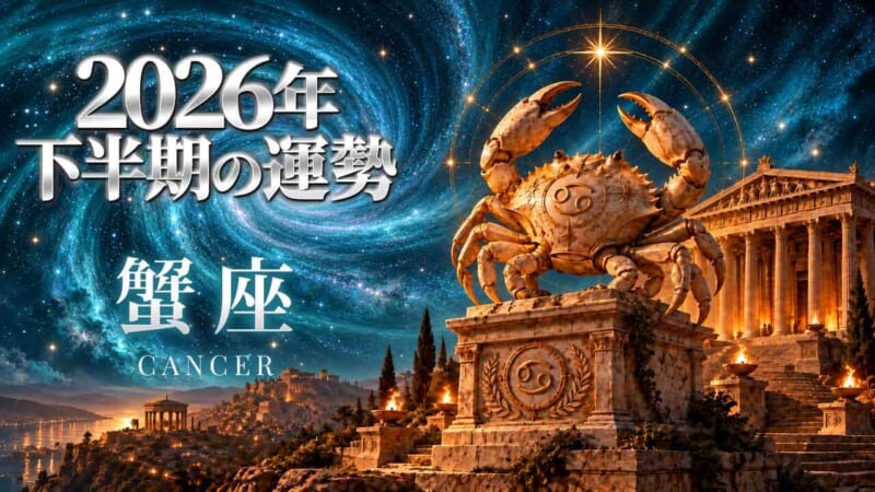 蟹座：2026年下半期の運勢レポート