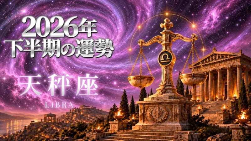 天秤座：2026年下半期の運勢レポート