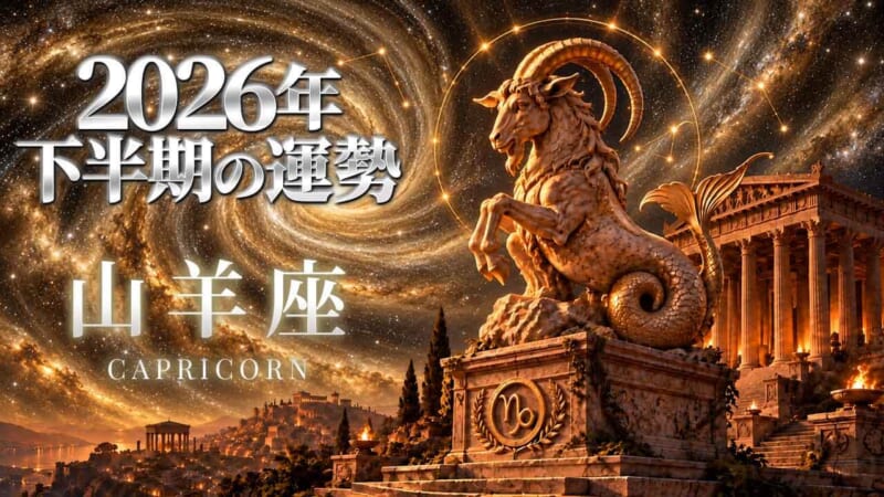 山羊座：2026年下半期の運勢レポート