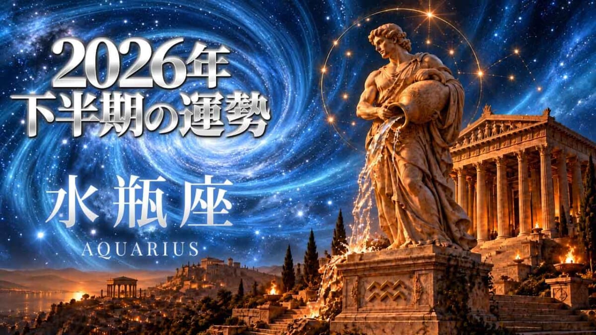 水瓶座：2026年下半期の運勢レポート